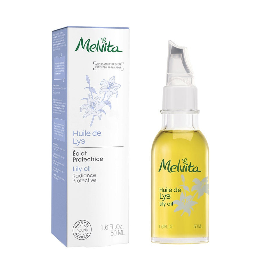 Huile de lys Melvita 50 ml (1,69 fl oz) - Cosmétique bio protectrice et apaisante 