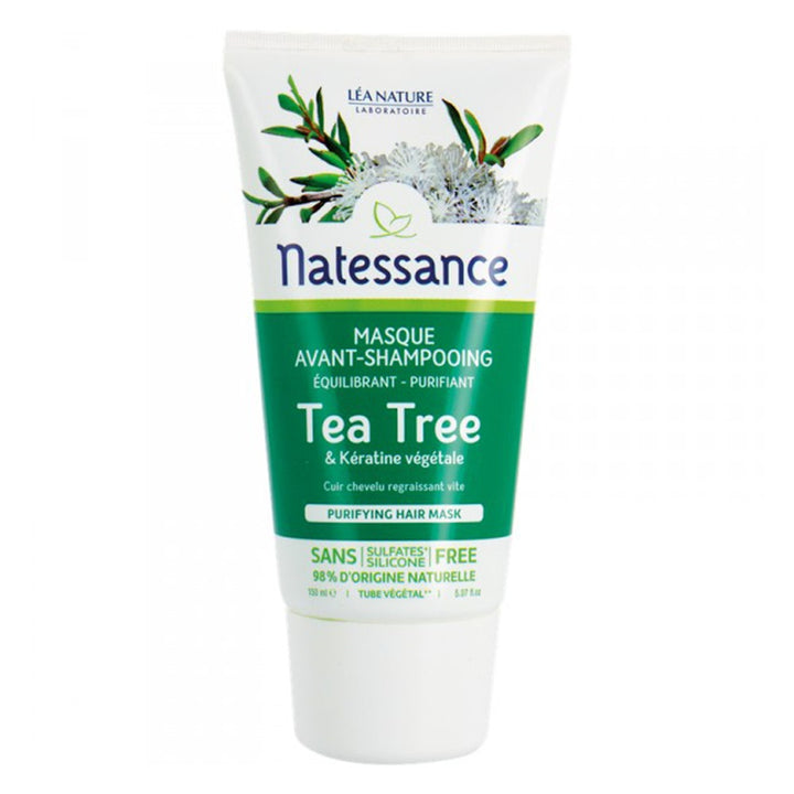Natessance Natessance Masque Avant-shampooing Purifiant Au Tea Tree 150 ml (5.07fl oz)