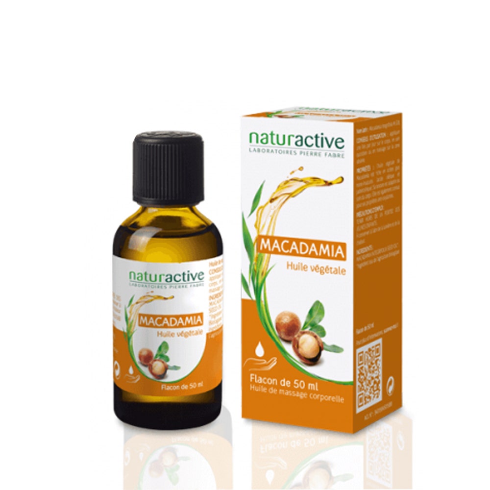 Naturactive Organic Vegetable Macadamia Oil 50 ml (1.69fl oz)