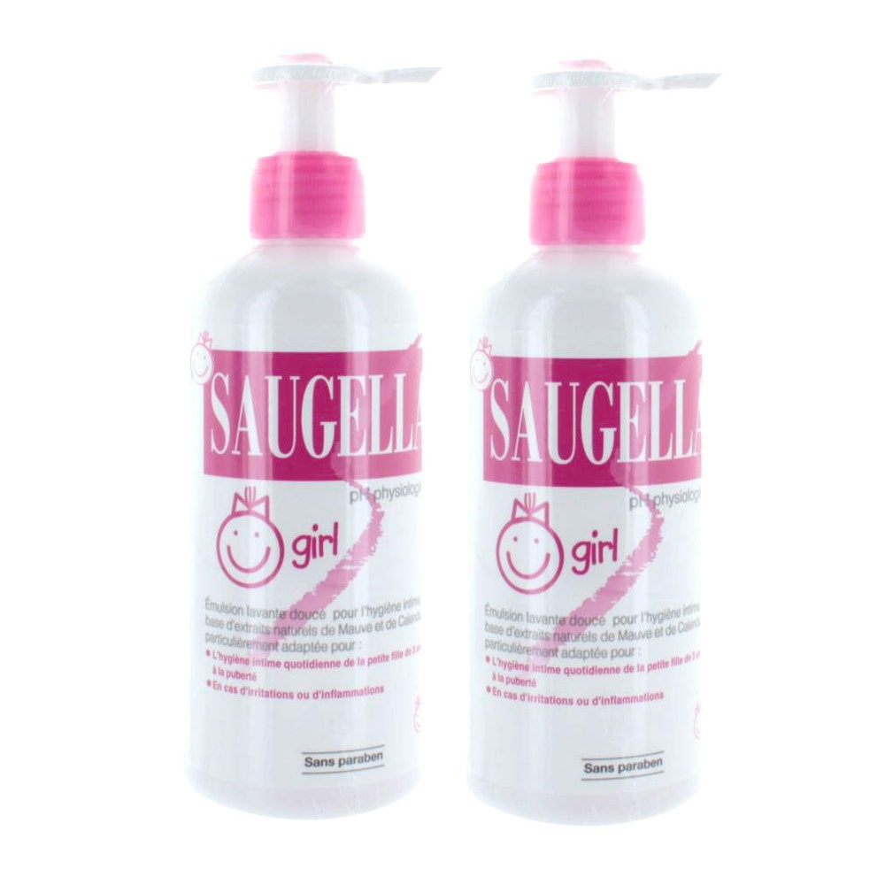 Saugella Girl Intimate Hygiene 2x200ml (6.76fl oz)