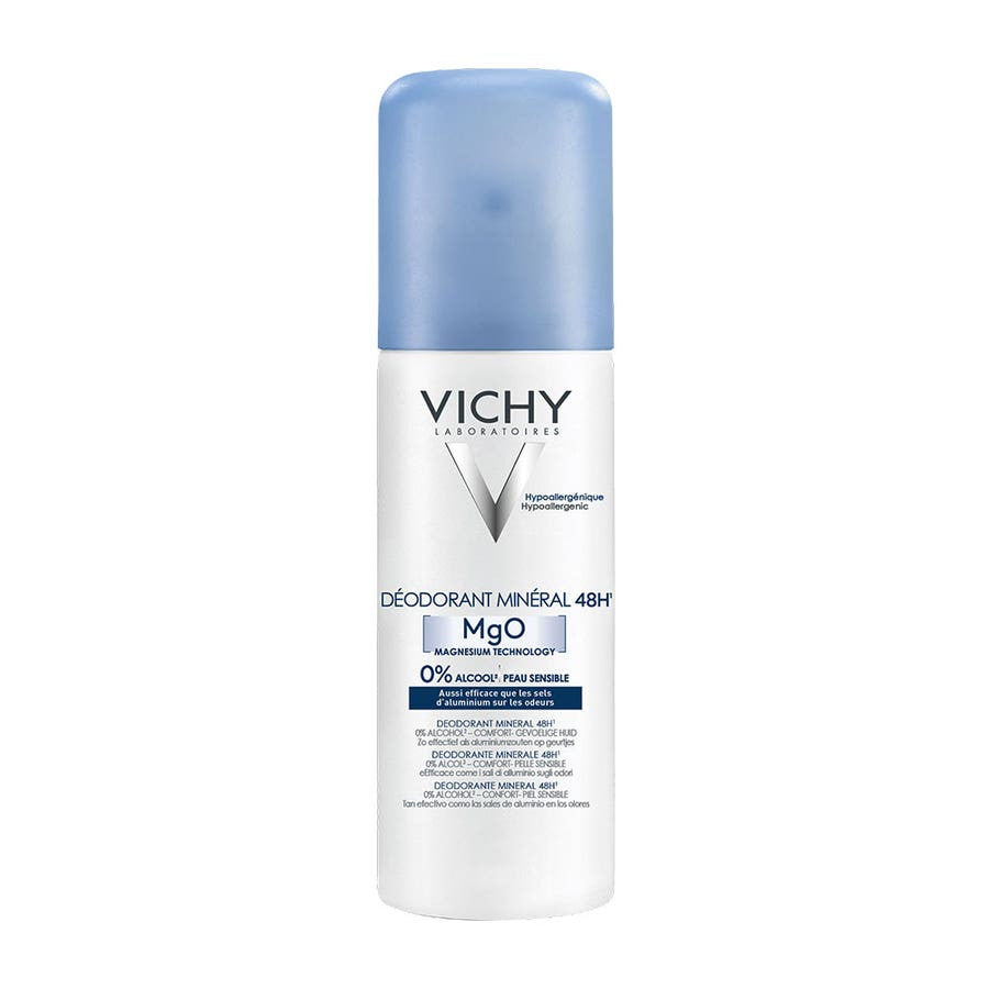 Vichy 48h Mineral Deodorant Spray for Sensitive Skin 125ml (4.22fl oz)