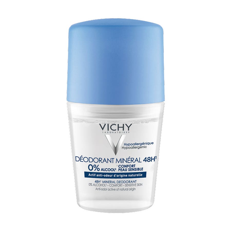Vichy Minéral Roll-on Deodorant 48Hr Sensitive Skin  50ml (1.69fl oz)