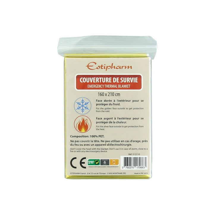 Estipharm Survival Blanket 160 X 210 Hot/Cold