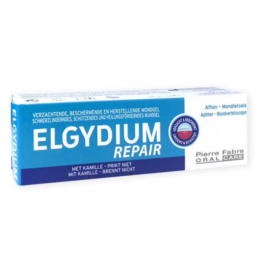 Gel buccal réparateur apaisant Elgydium 15 ml 