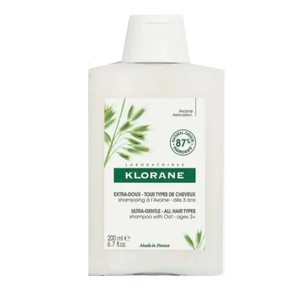 Klorane Ultra-Gentle Shampoo with Oat Milk for All Hair Types