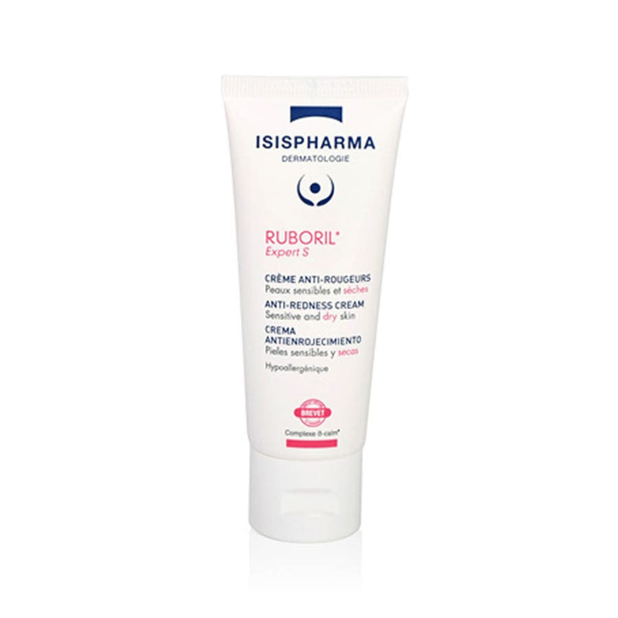 Isispharma Ruboril Expert S Crème Anti-Rougeurs Peaux Sensibles et Sèches 40 ml (1,35 fl oz) 