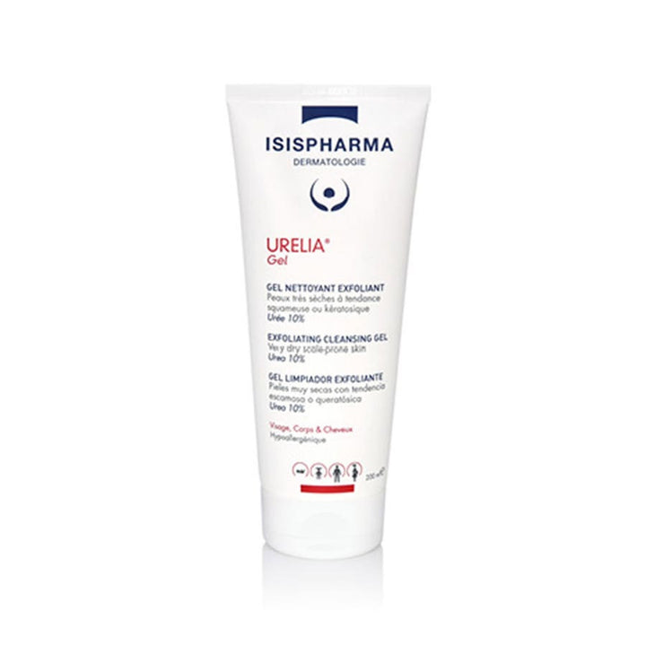 Gel nettoyant exfoliant Isispharma Urelia pour peaux très sèches à tendance atopique 200 ml 