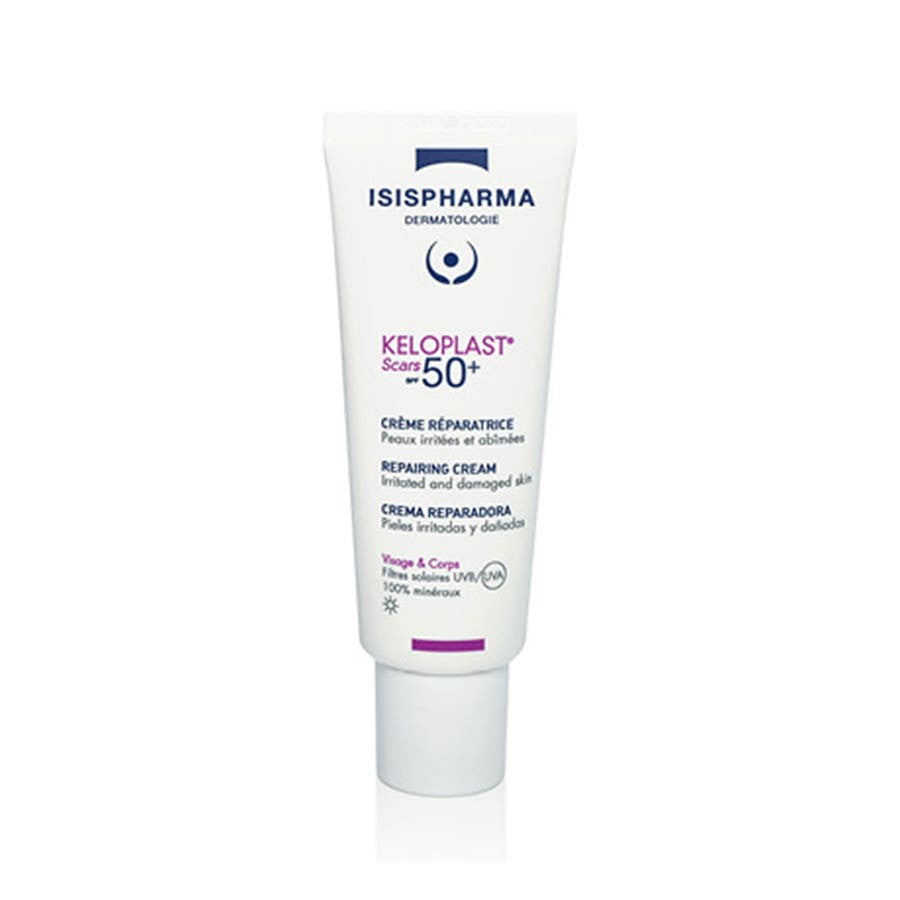 Crème réparatrice protectrice Isispharma Keloplast Scars Spf50+ 40 ml 