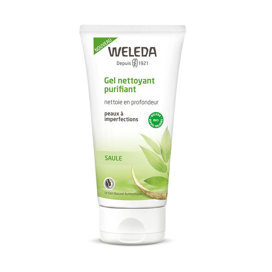 Weleda Gel nettoyant purifiant pour peaux à imperfections 100 ml (3,38 fl oz) 