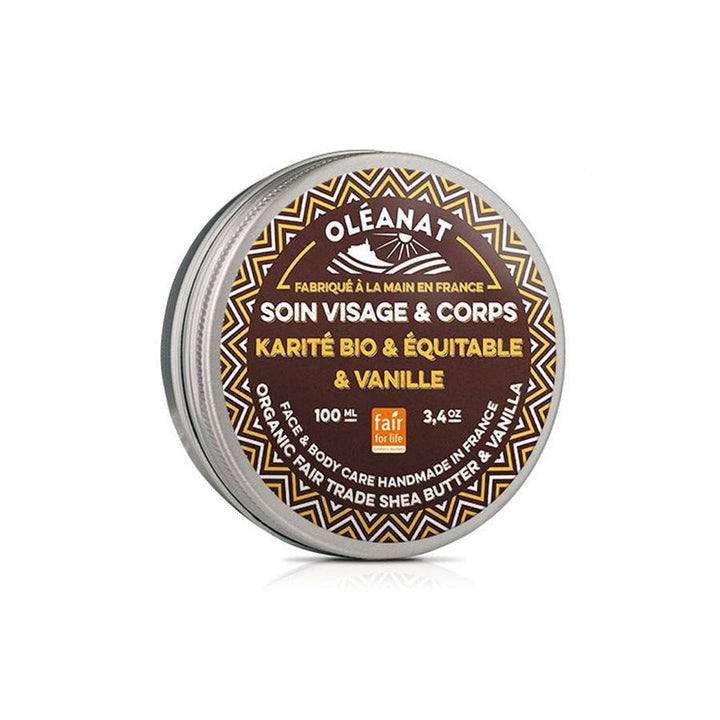 Oleanat Face and Body Hydration treatments Organic Shea Butter and Vanilla 100ml (3.38fl oz)