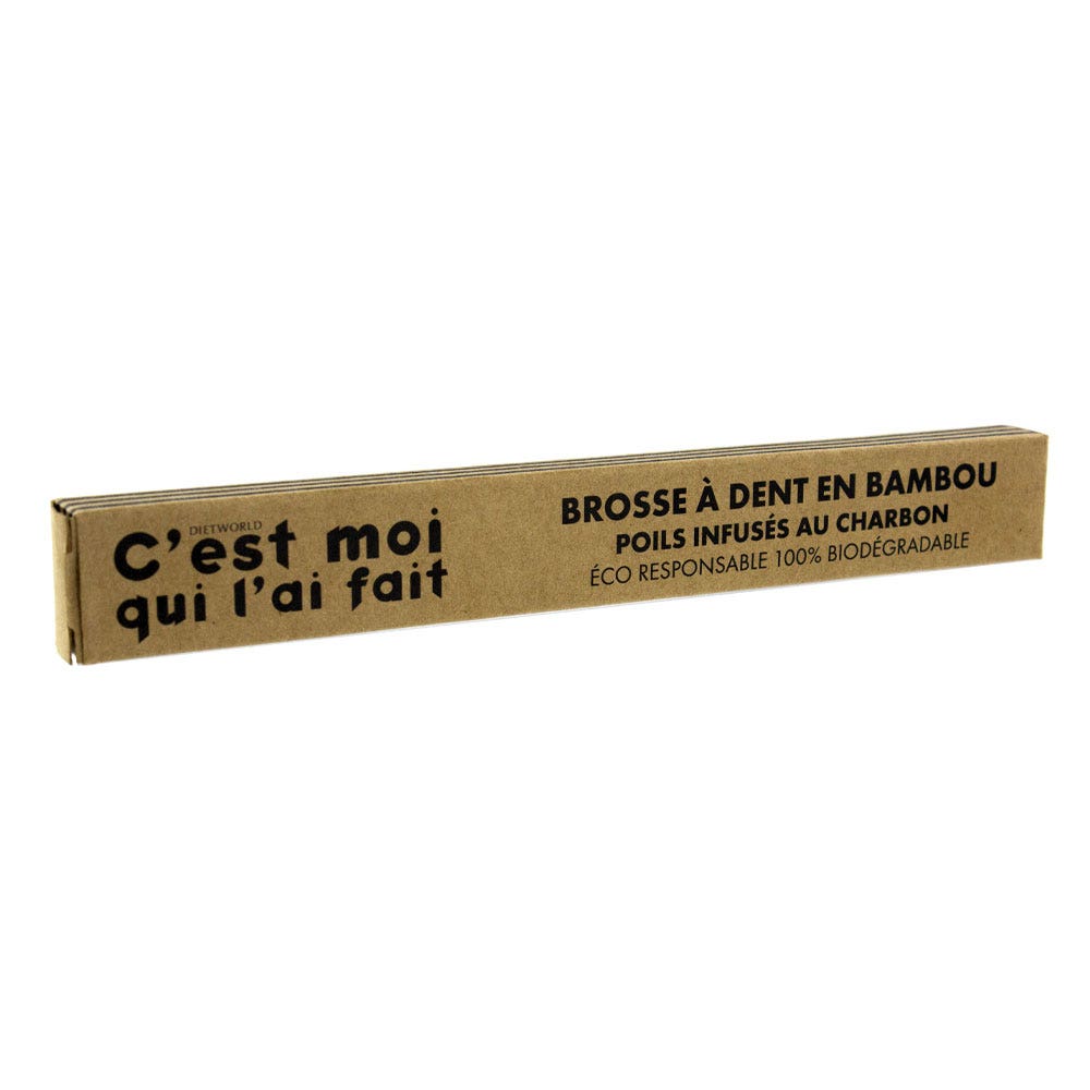 Diet World C'est Moi Qui L'ai Fait Bamboo Toothbrush