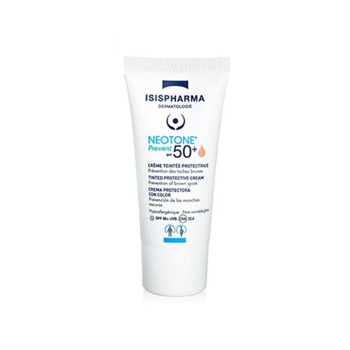 Isispharma Neotone Crème Teintée Protectrice Spf50+ Prevent Teinte Moyenne 30 ml (1,01 fl oz) 