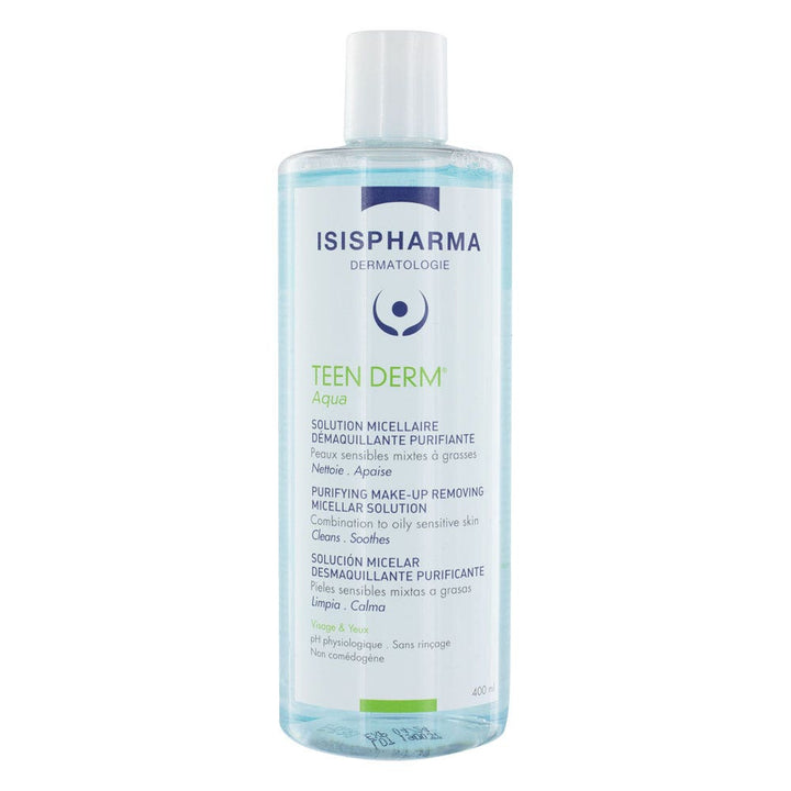 Isispharma Teen Derm Aqua Soluzione Micellare Purificante per Pelle da Mista a Grassa 400ml