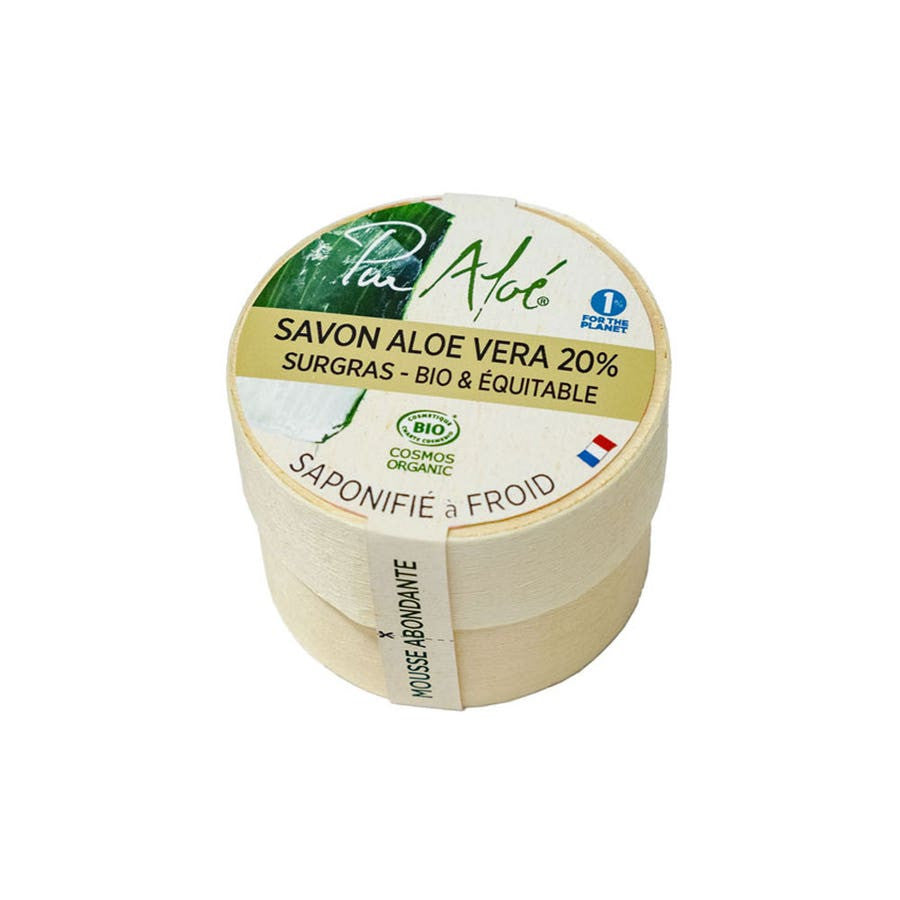 Pur Aloe Savon Bio à l'Aloe Vera 20% Surgras 90g (3,17 oz) 