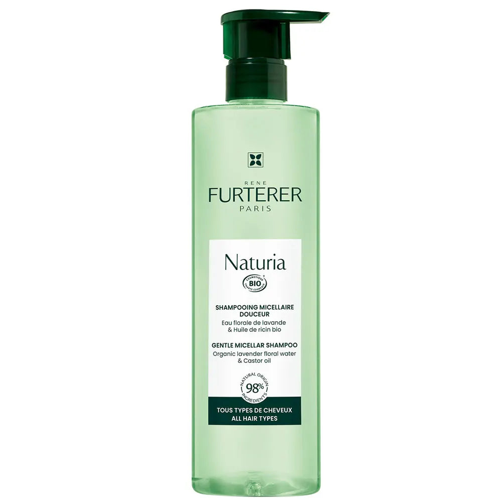 Rene Furterer Naturia Gentle Micellar Shampoo with Lavender Floral Water and Organic Castor Oil