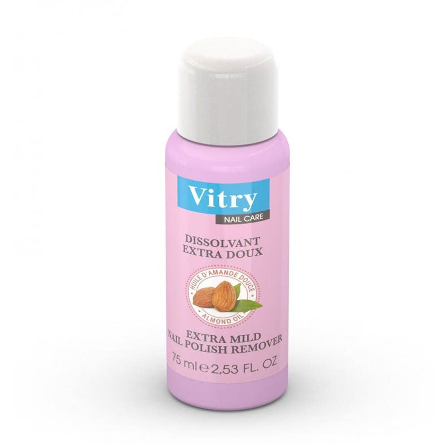 Vitry Nail Care Dissolvant Extra Doux pour Vernis à Ongles 75 ml 