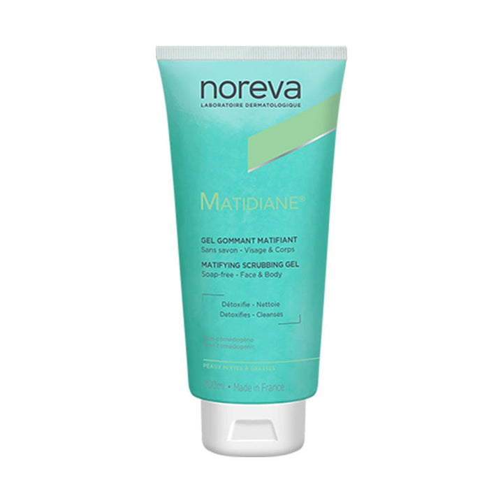 Noreva Matidiane Gel Nettoyant Exfoliant 200 ml (6,76 fl oz) 