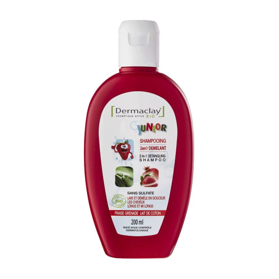 Dermaclay 2 In 1 Detangling Shampoo 200ml (6.76fl oz)