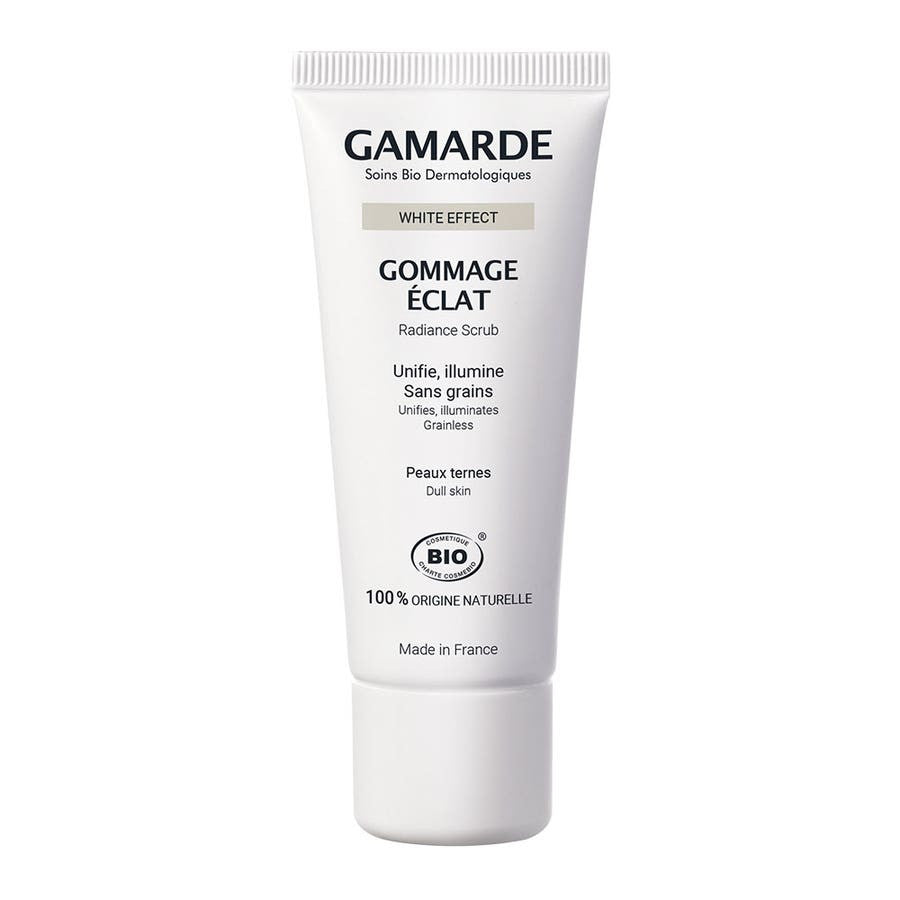 Gamarde White Effect Radiance Scrub 40g (1.41 oz) - Certified Organic Care Product