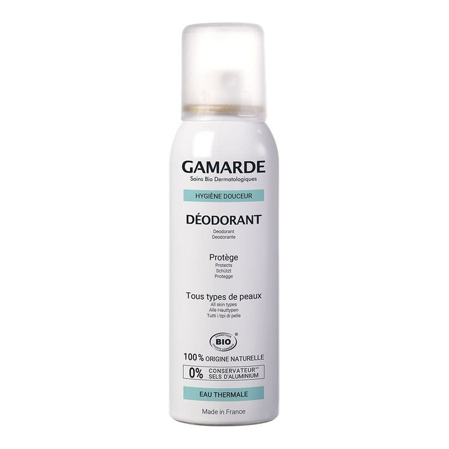 Gamarde Protective Deodorant 100ml (3.38 fl oz) for Sensitive and Reactive Skin