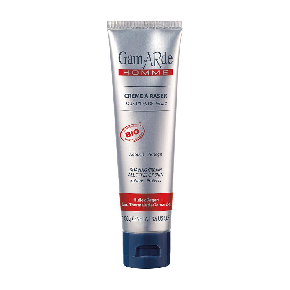 Gamarde Shaving Cream Delicate Skin & Beards Homme 100g (3.53oz)