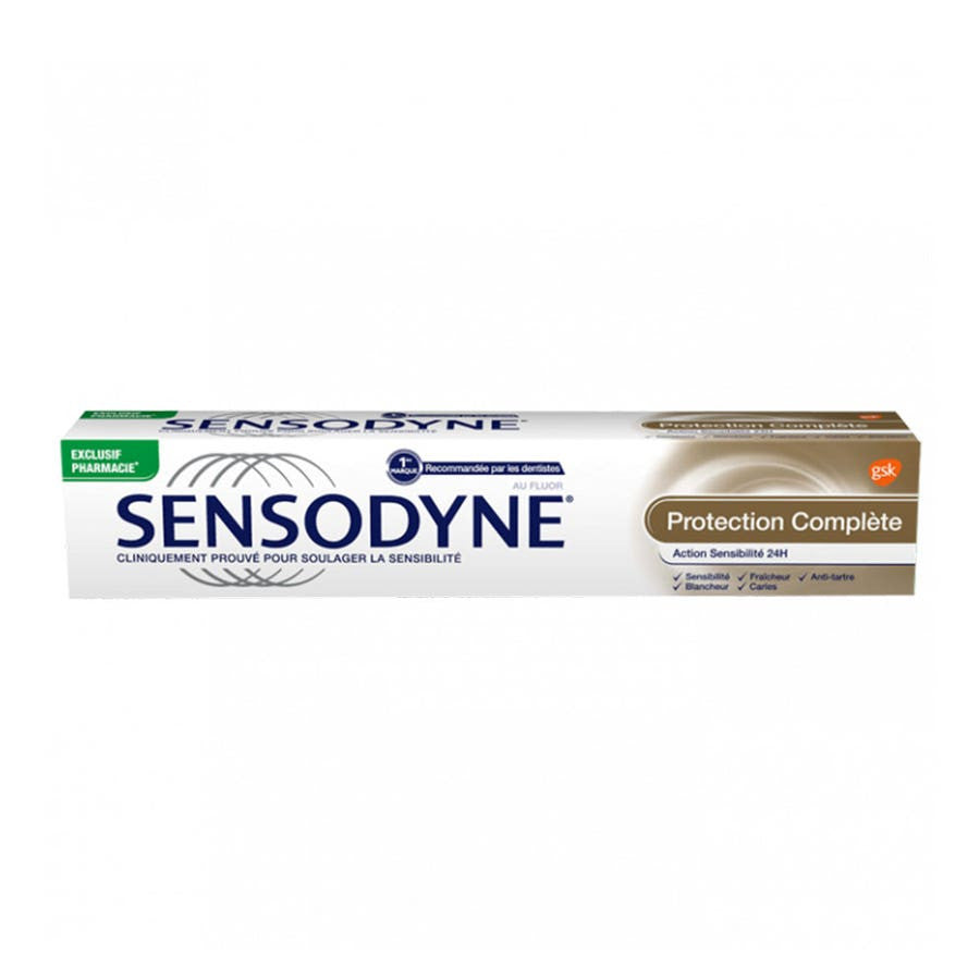 Dentifrice Sensodyne Protection Complète 75 ml (2,53 fl oz) 