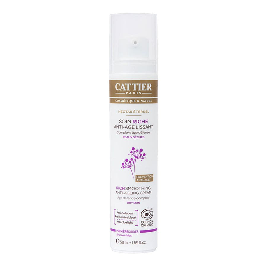 Cattier Anti-Aging Rich Smoothing Care for Dry Skin Bio Nectar Eternel 50ml (1.69fl oz)