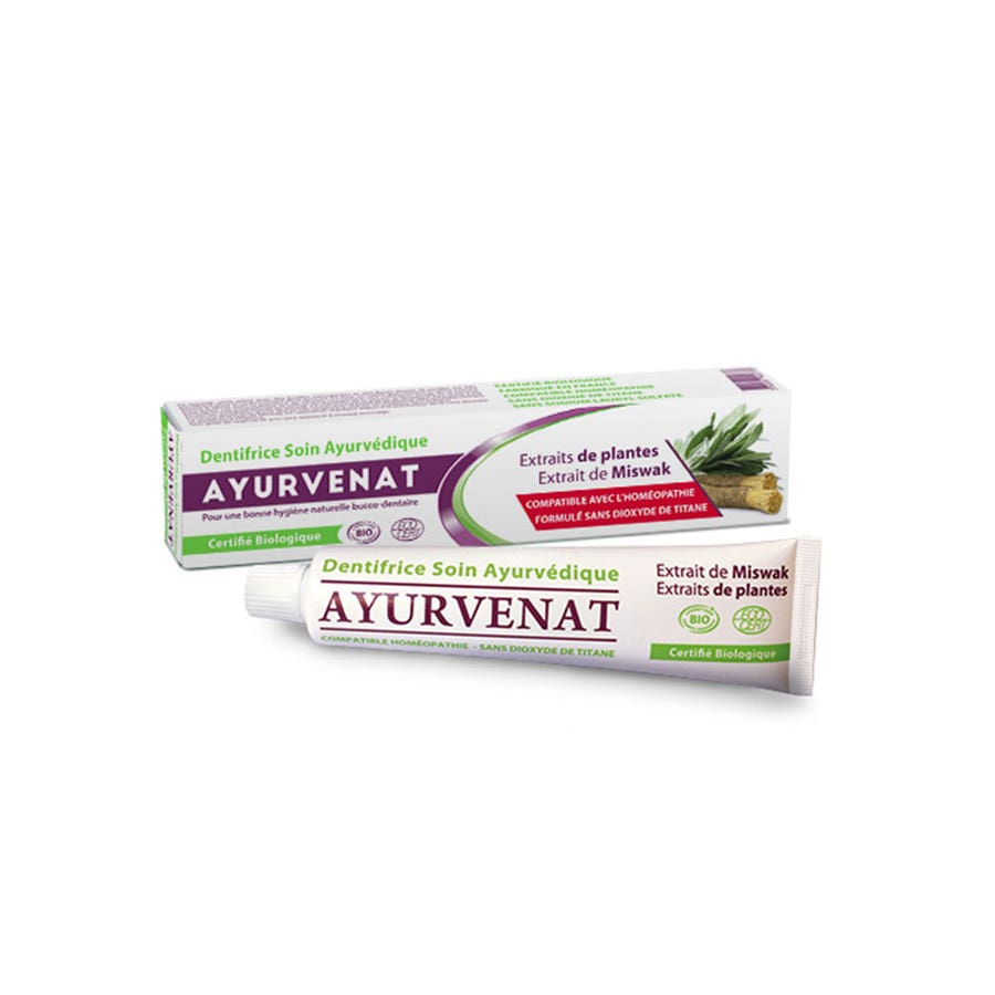 Ayurvenat Ayurvedic Toothpaste with Bioes Miswak 75ml (2.53fl oz)