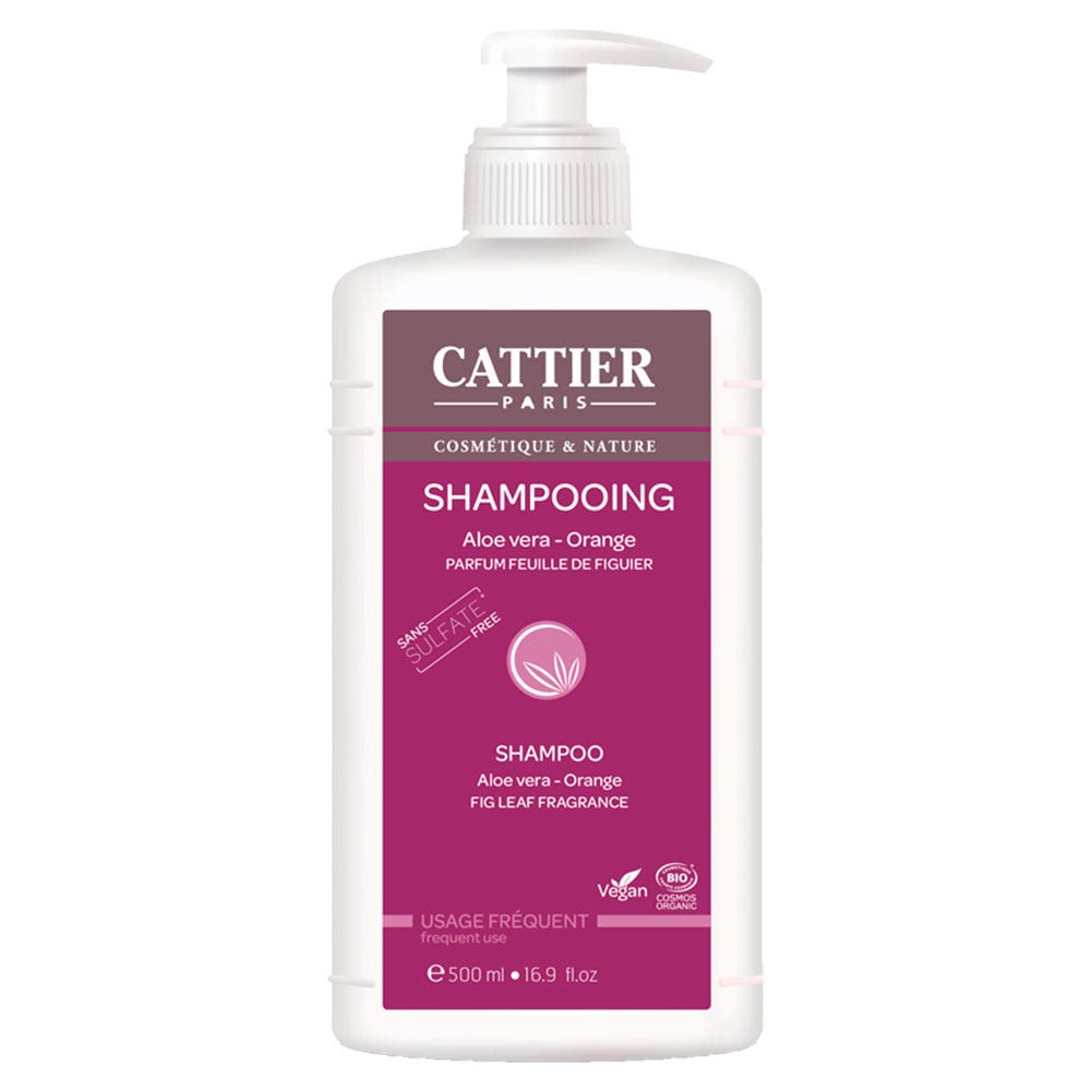 Cattier Shampoo Organic Frequent Use 500ml (16.91fl oz)