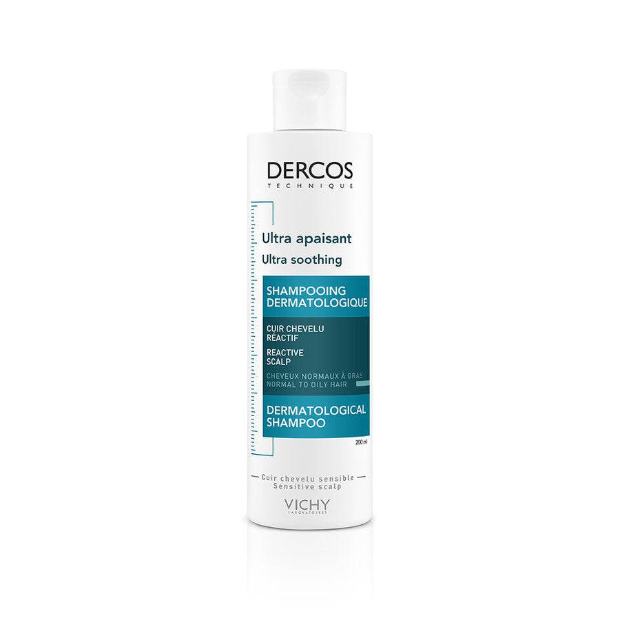 Vichy Dercos Ultra Soothing Shampoo Normal To Oily Hair 200ml (6.76fl oz)