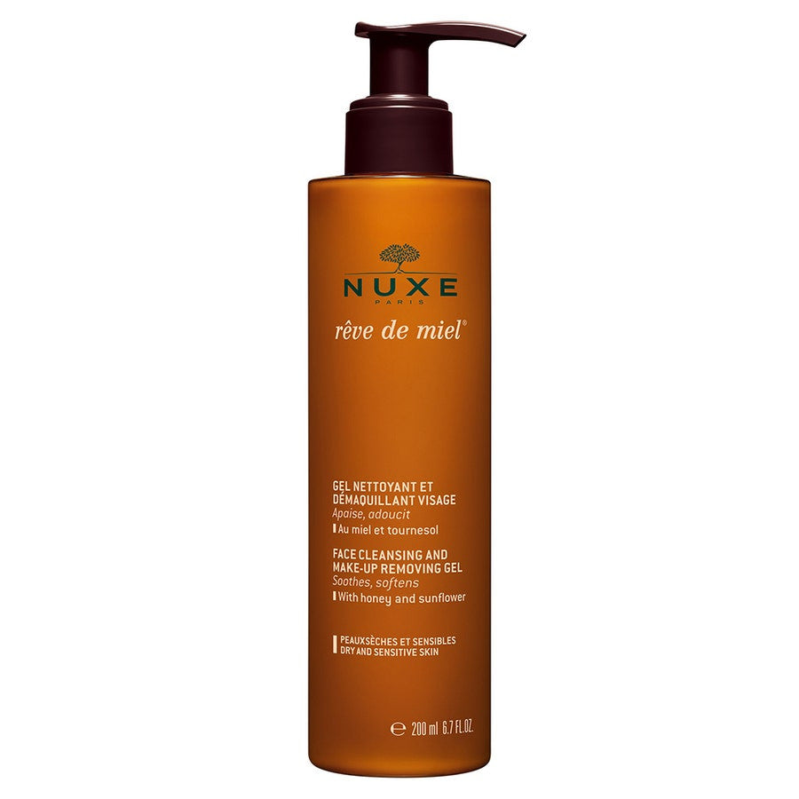 Nuxe Rêve de Miel Gel Nettoyant et Démaquillant Visage 200 ml (6,76 fl oz) 