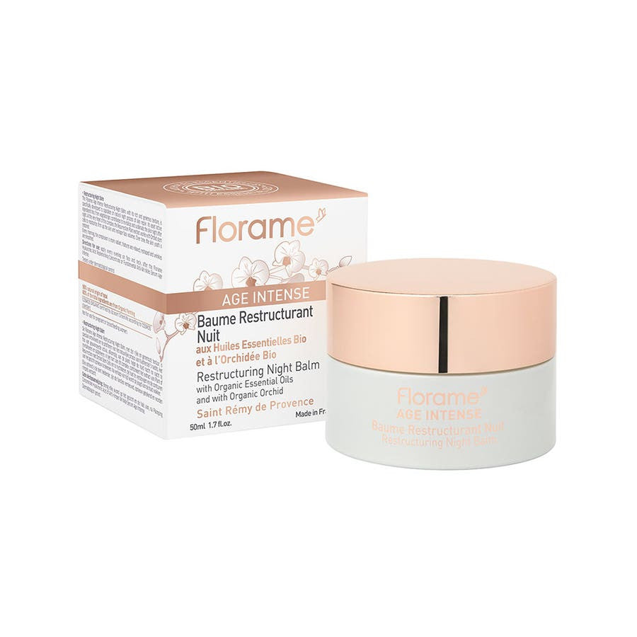 Florame Age Intense Baume Nuit Restructurant Peaux Matures Bio 50 ml 