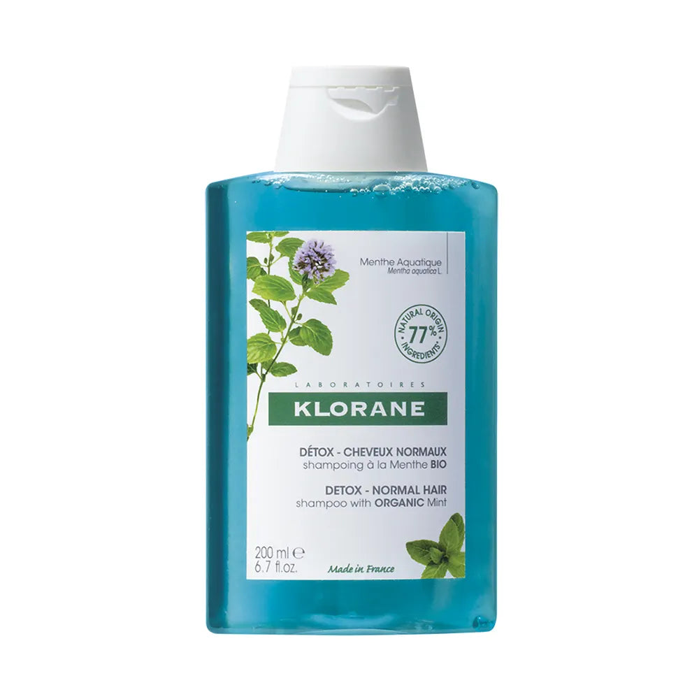 Klorane Anti-Pollution Detox Shampoo with Aquatic Mint