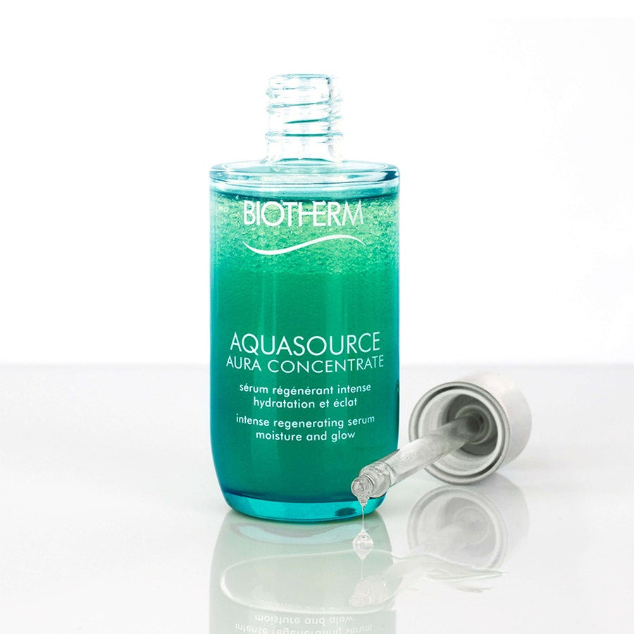 Sérum régénérant intense Biotherm Aquasource Aura Concentrate Hydratation et éclat 50 ml 