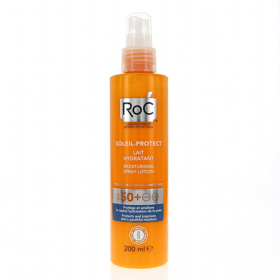 Roc Soleil Protect Moisturizing Spray Lotion Spf50+ 200ml (6,76fl oz)