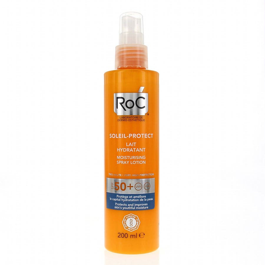 RoC Soleil-Protect Lotion hydratante en spray SPF 50+ pour le corps 200 ml 