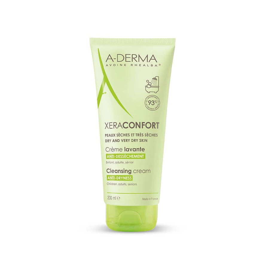 A-Derma Xeraconfort Crème Nettoyante Anti-Desséchante 200 ml (6,76 fl oz) 