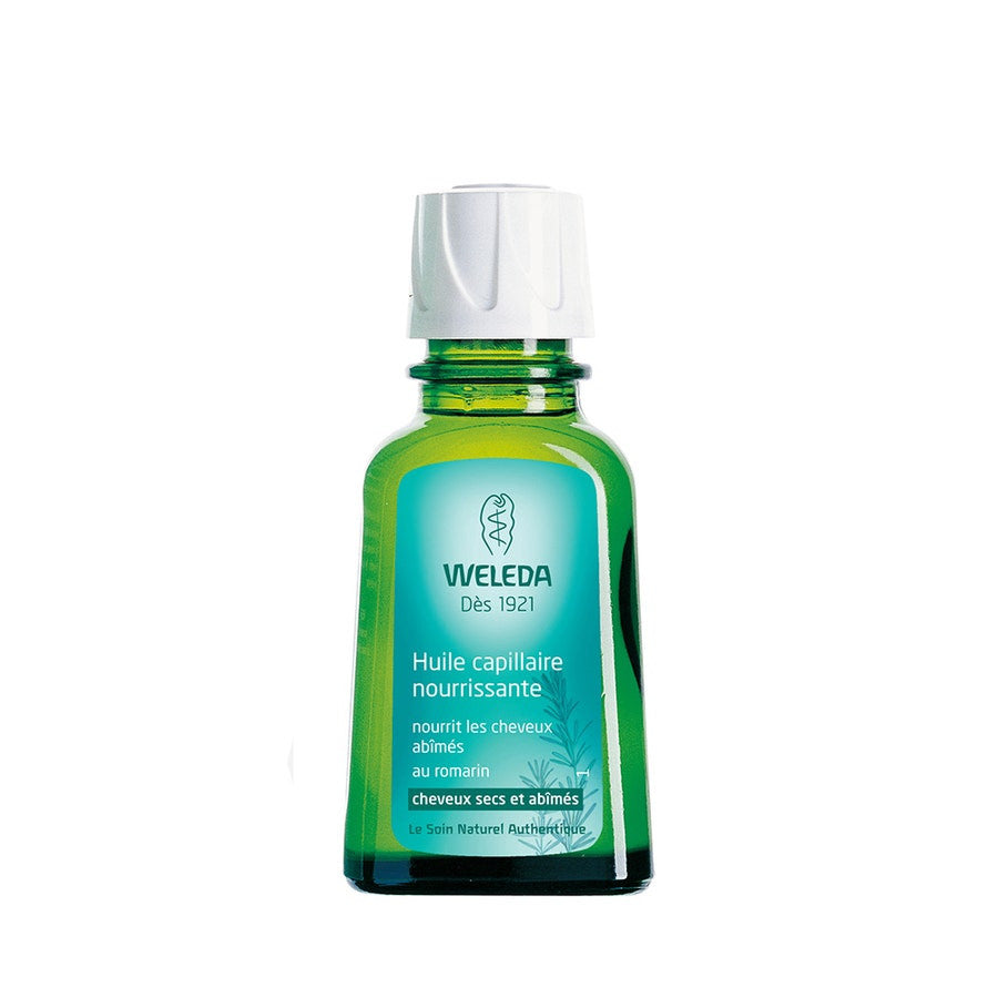 Weleda Huile Nourrissante Cheveux Secs et Abîmés Romarin 50 ml 