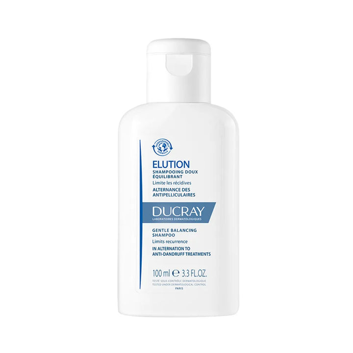 Ducray Elution Gentle Balancing Shampoo for Dandruff Control