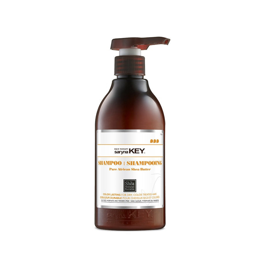 Shampoing au beurre de karité africain Saryna Key Color Lasting 500 ml (16,90 fl oz) 