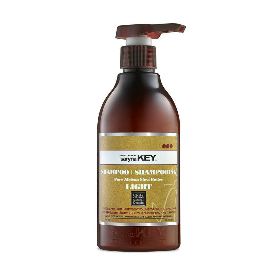 Shampoing léger réparateur au beurre de karité pur africain Saryna Key Damage Repair 500 ml (16,90 fl oz) 