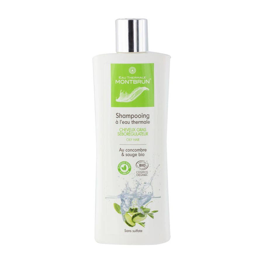 Shampoing Séborégulateur à l'Eau Thermale Montbrun pour Cheveux Gras 250 ml 