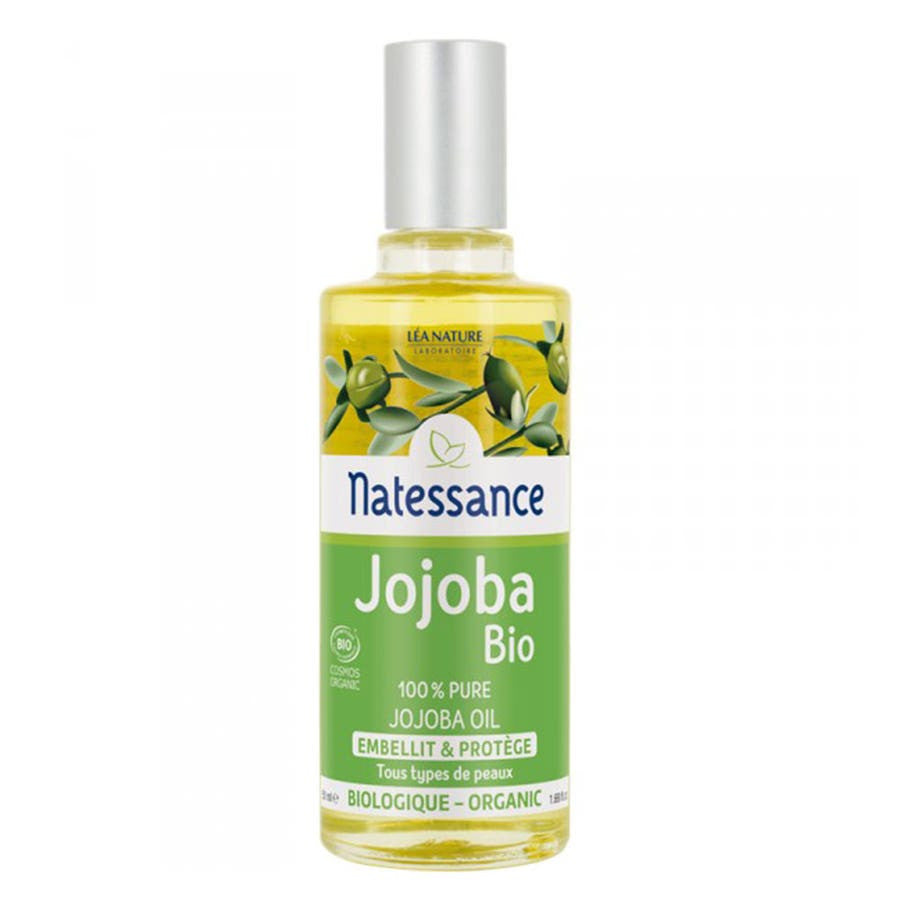 Huile de jojoba 100 % pure Natessance 50 ml (1,69 fl oz) 