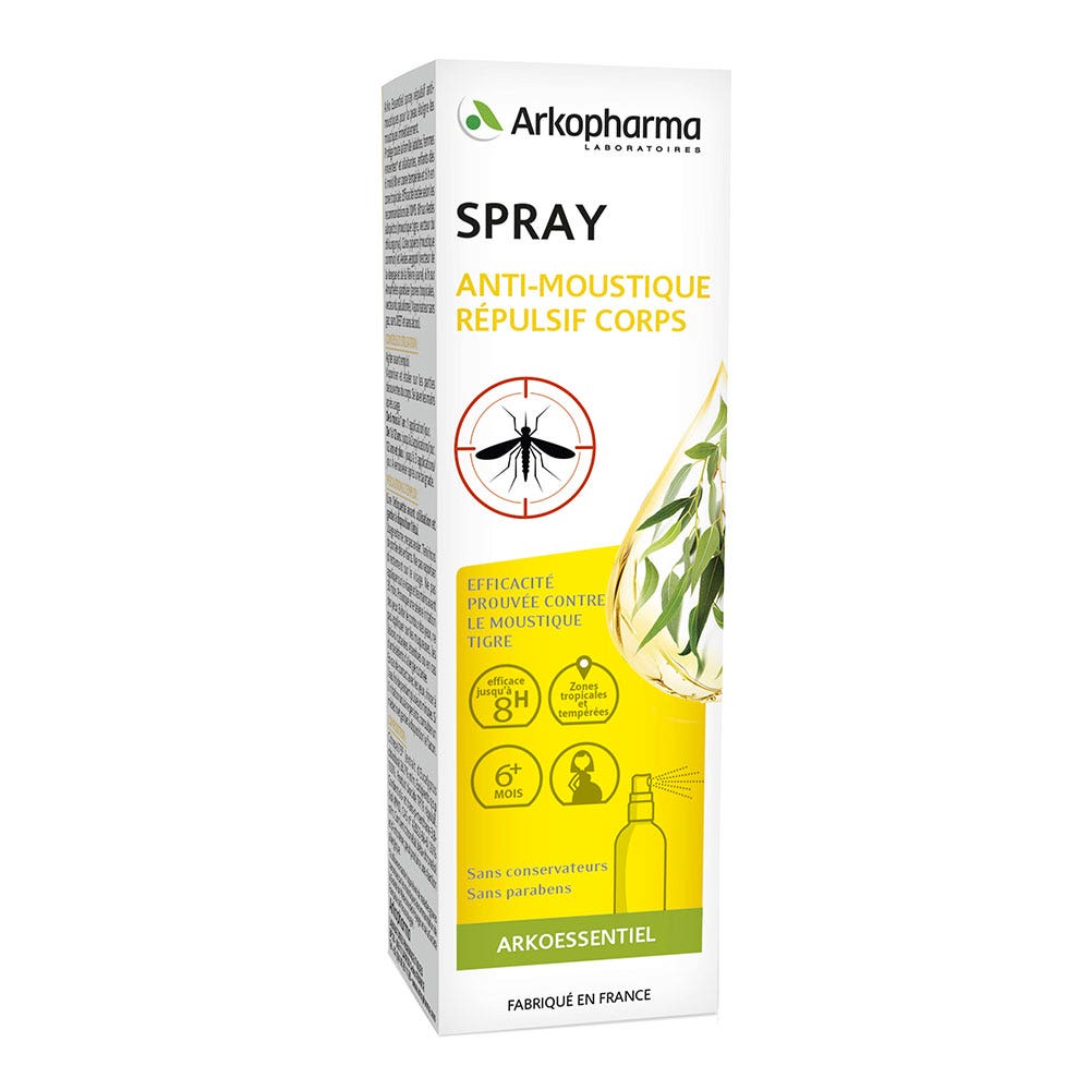 Arkopharma Arkoessential Essentiel Mosquito Repellent Spray 60ml (2.03fl oz)