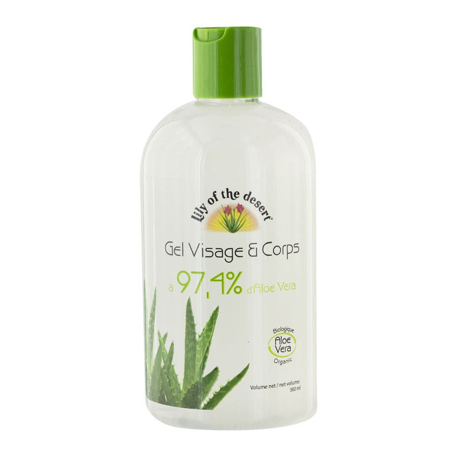 Lily Of The Desert 97.4% Aloe Vera Face And Body Topical Gel 360ml (12.17fl oz)