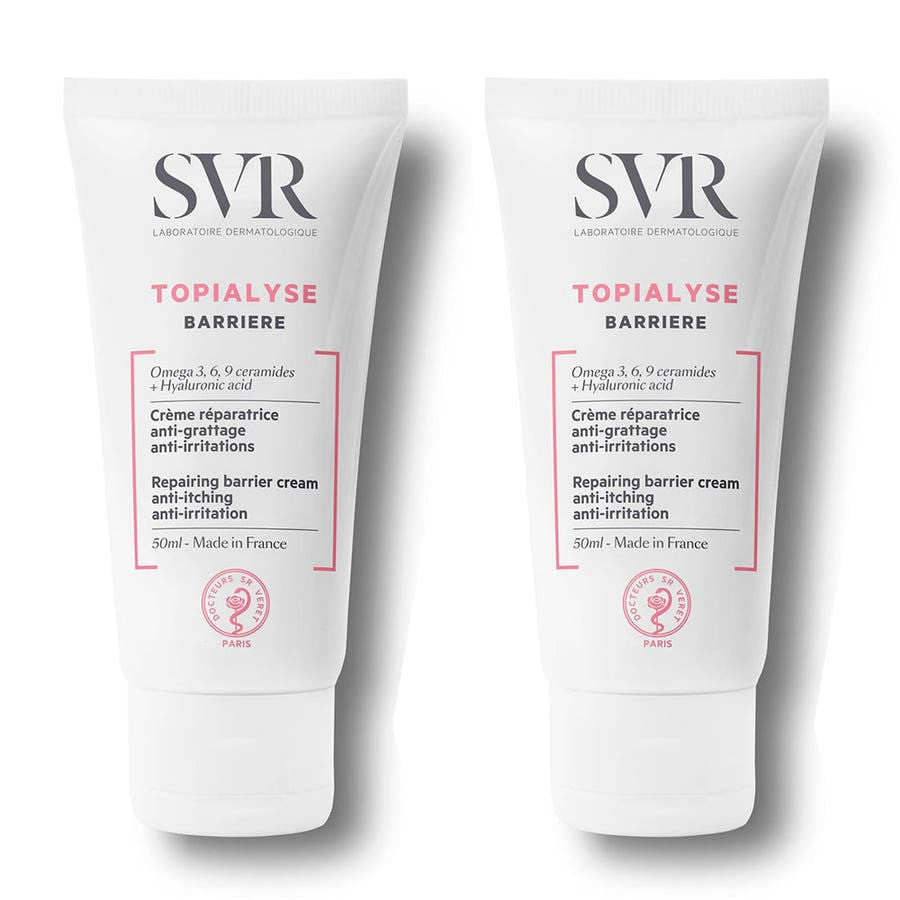 SVR Topialyse Crème Barrière Réparatrice aux Céramides Oméga 3, 6, 9 et Acide Hyaluronique 