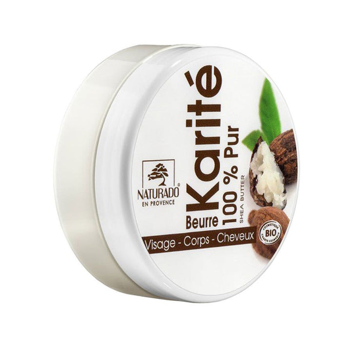 Beurre de karité biologique 100 % pur Naturado 135 g (4,76 oz) 