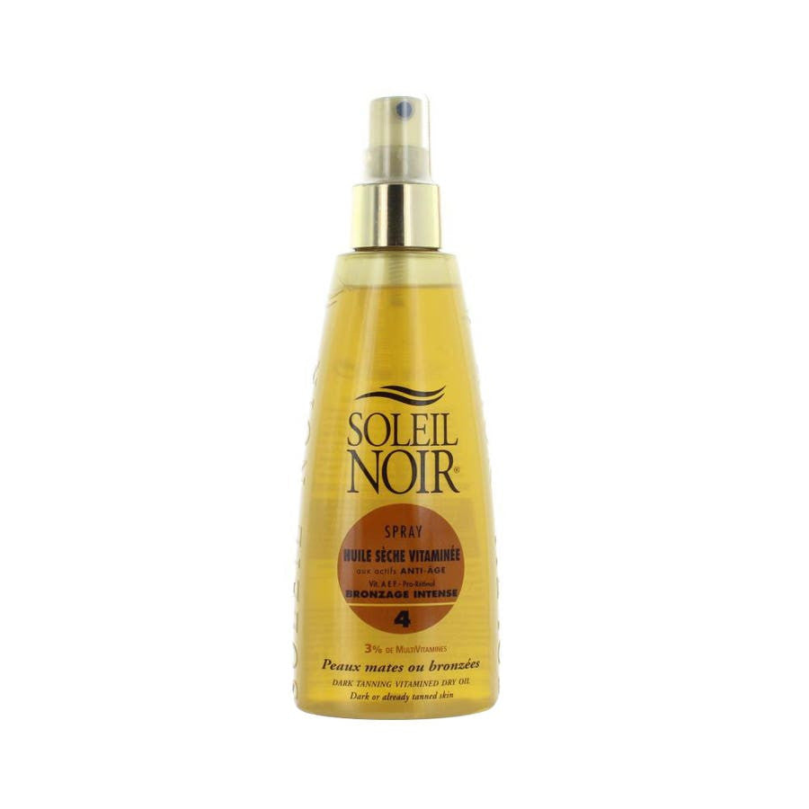 Huile sèche vitaminée Soleil Noir n° 44 en spray SPF 4, 150 ml (5,07 fl oz) 