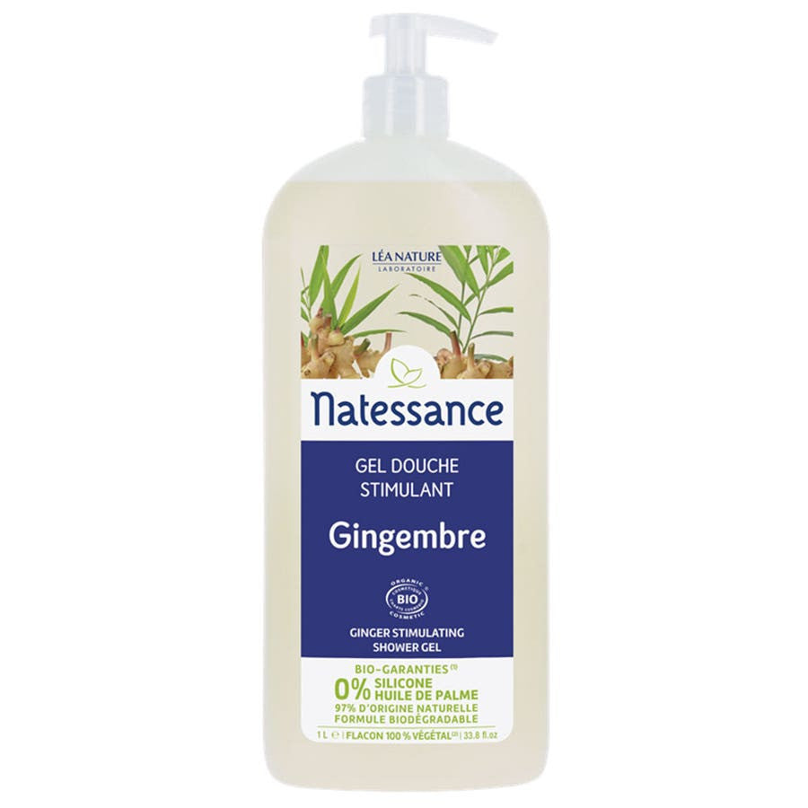 Natessance Stimulating Ginger Shower Gel 1L (33,81fl oz)