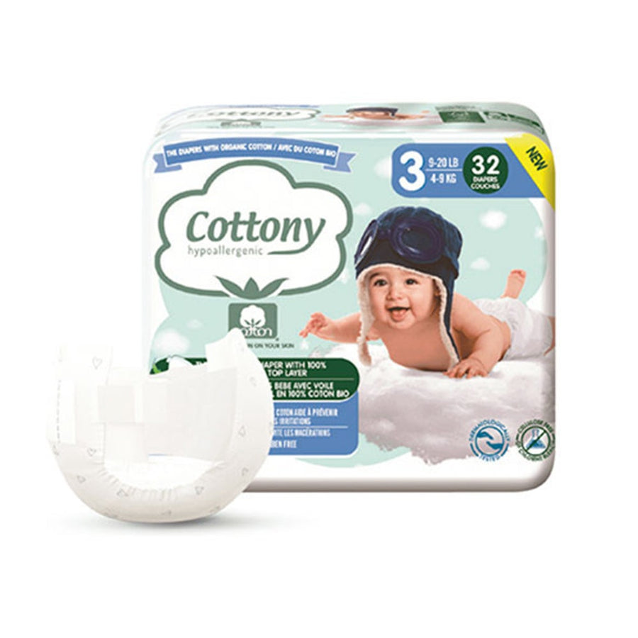 Cottony Baby Diapers Size 3 4-9kg x32